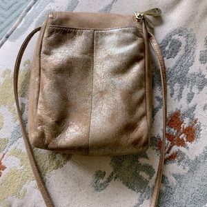 Gold Hobo Cross-body Purse